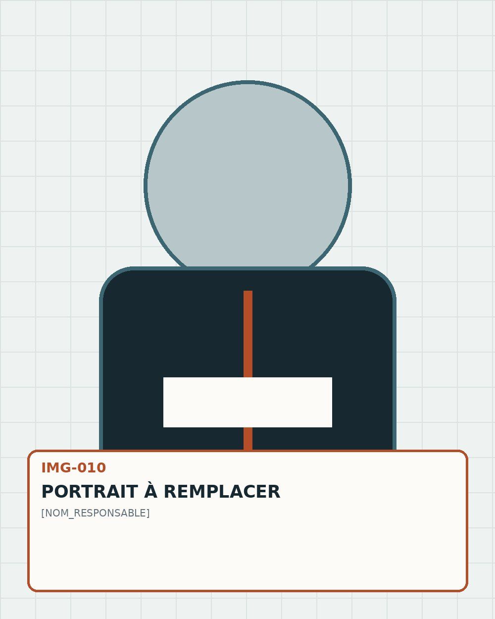 Membre de l’équipe de [NOM_ENTREPRISE] — photographie à remplacer.