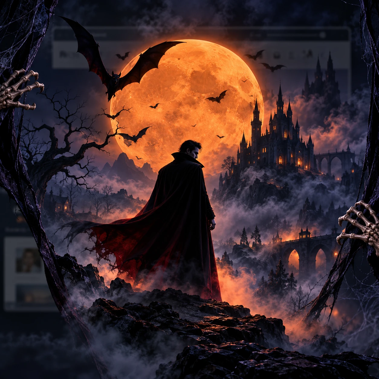 Aperçu d’une animation Halloween plein écran